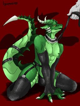 mythology, lyupus, abs, accessory, ambiguous_gender