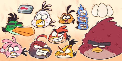 bomb_(angry_birds), bubbles_(angry_birds), chuck_(angry_birds), hal_(angry_birds), jake_(angry_birds)