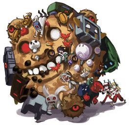 ballos, balrog_(cave_story), bute_(cave_story), chinfish, curly_brace