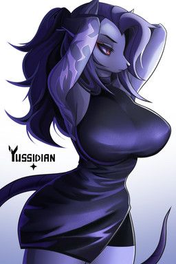 nox_(yussidan), yussidian, anthro, arm_markings, big_breasts