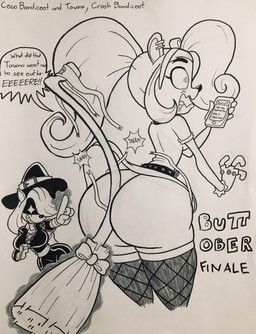 coco_bandicoot, tawna_bandicoot, activision, buttober, crash_bandicoot_(series)