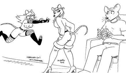 casey_(catsnightmare), lisa_(catsnightmare), lisa_nakahashi, tegerio, anthro