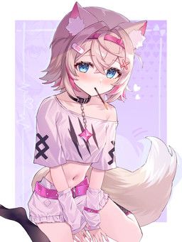 mococo_abyssgard, hololive, hololive_en, pocky, vtuber