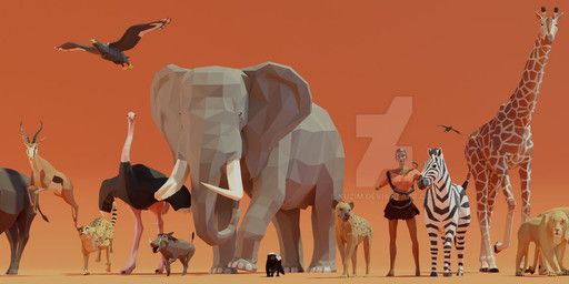 kuzim, accipitrid, accipitriform, african_bush_elephant, african_elephant