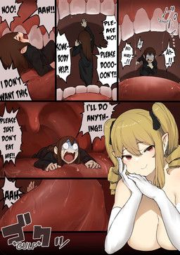 uru, armwear, big_breasts, black_bottomwear, black_clothing