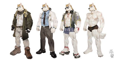 seatohao, abs, accessory, anthro, arm_scar