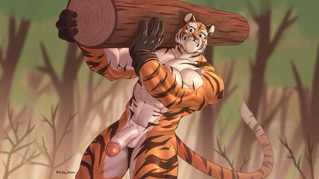 anjing_kampuss, abs, anthro, barazoku, biceps