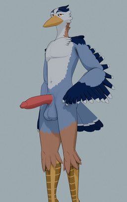 corvynth, anthro, avian, balls, beak
