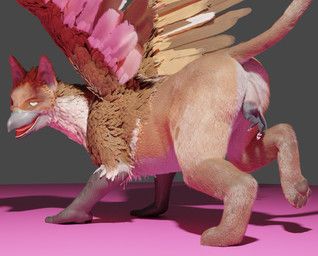 gryphon_(untied_verbeger), weasel_(untied_verbeger), mythology, asttorad, untied_verbeger