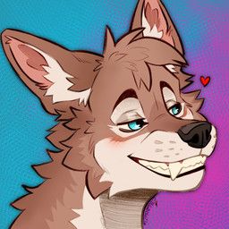 fenn_(kentopaws), freakat17, anthro, bared_teeth, blue_eyes