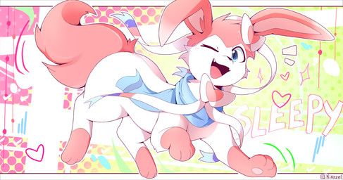 sleepy_(sleepysylveon), nintendo, pokemon, kinozel, ambiguous_feral