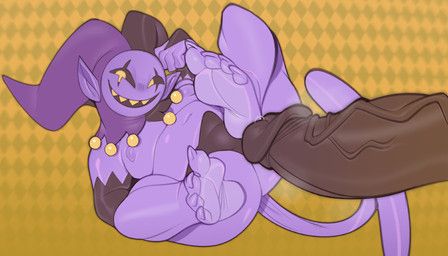 jevil_(deltarune), deltarune, undertale_(series), submarine_screw, 4_toes