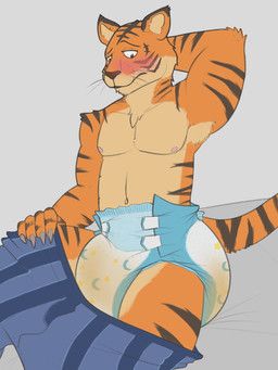 bill_(beastars), beastars, scripin, anthro, big_diaper