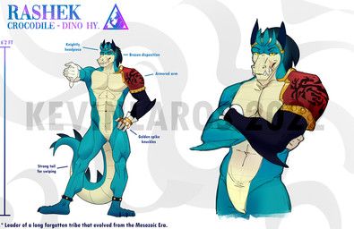rashek, kevinlaros, abs, anthro, blue_body