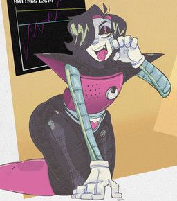 mettaton_ex, undertale, undertale_(series), axom, big_butt