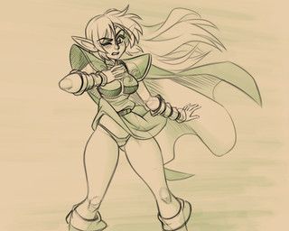 deedlit, record_of_lodoss_war, guilhermerm, belt, blush