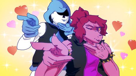 lancer_(deltarune), susie_(deltarune), deltarune, jujutsu_kaisen, undertale_(series)