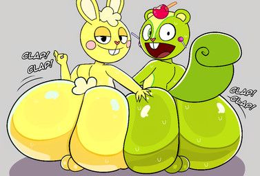 cuddles_(htf), nutty_(htf), happy_tree_friends, mondo_media, furu_flami