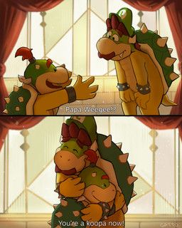 bowser_jr., luigi_(mario_bros), mario_bros, nintendo, gatto
