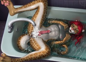 ashnu, himeragoldtail, 4_toes, 5_fingers, animal_genitalia