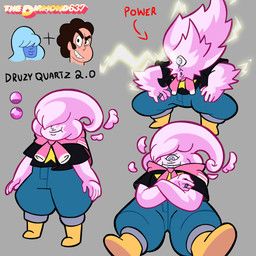 druzy_quartz_(thediamond637), fan_character, sapphire_(steven_universe), steven_quartz_universe, cartoon_network