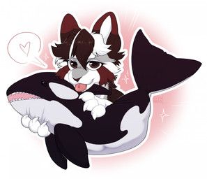 conhugo, anthro, aquatic, black_body, blep