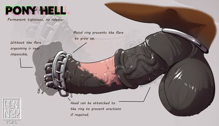 aennor, accessory, animal_genitalia, animal_penis, balls