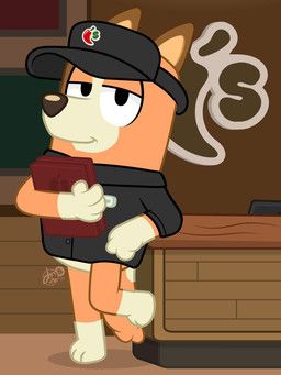 chilli_heeler, bluey_(series), dm29, anthro, arm_support