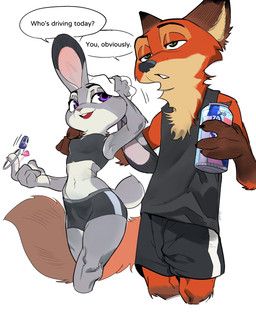 judy_hopps, nick_wilde, disney, zootopia, butterfish8199