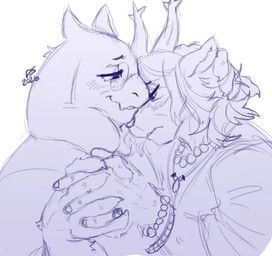 carol_holiday, toriel, deltarune, undertale_(series), dataspyder