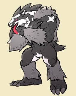 nintendo, pokemon, rickleone, anthro, badger