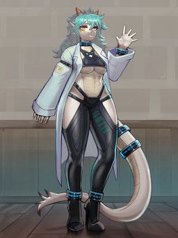 mythology, rainset, 2_horns, accessory, anthro