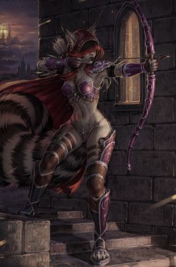 sylvanas_windrunner, blizzard_entertainment, warcraft, nikkimory, alternate_species