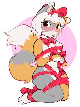 arcanis_(hahaluckyme), pawberry, anthro, blush, breasts