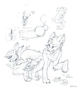 emerald_(beleynn), kael_(beleynn), ratcha, animal_genitalia, animal_penis