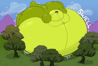 stary_dragonsharkwolf, air_inflation, air_puff, alligatorid, anthro