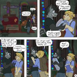 jeremy_(kriek_wildebeest), tom_(kriek_wildebeest), kriek_wildebeest, 5_panel_comic, anthro