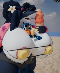 azure_(greg), greg_(greg), greg_(artist), aloha_shirt, anthro