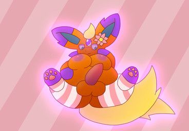 nintendo, pokemon, nanabsylve, 2_tails, belly