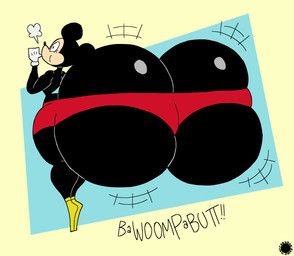 mickey_mouse, disney, thatdawgmurray, anthro, big_butt