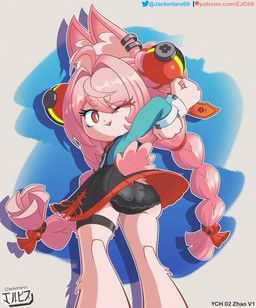 zhao_(zenless_zone_zero), mihoyo, zenless_zone_zero, jackintaro, anthro