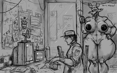 feels_wojak, foxy_(fnaf), freddy_(fnaf), mike_schmidt, wojak