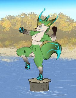 palworld, pocketpair, zafara_(artist), animal_genitalia, anthro