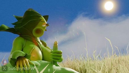 peablaze, peablaze_(leafpaw), butchynsfw, alternative_fashion, anthro