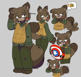 owen_fursona, captain_america_(marvel), kingdom_hearts, marvel, square_enix