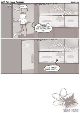 amber_(nekostar), nekostar, anthro, apron, bakery