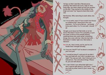 nat_(brain_d0g), brain_d0g, ambiguous_gender, angel, bed