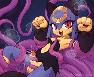palworld, pocketpair, purplealacran, 4_fingers, anthro