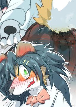 hinaka_(mttbsmn), mttbsmn, accident, anthro, blush
