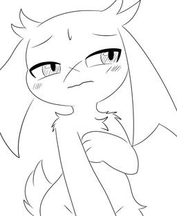 sue_sakamoto, cave_story, momochiperopero, anthro, blush